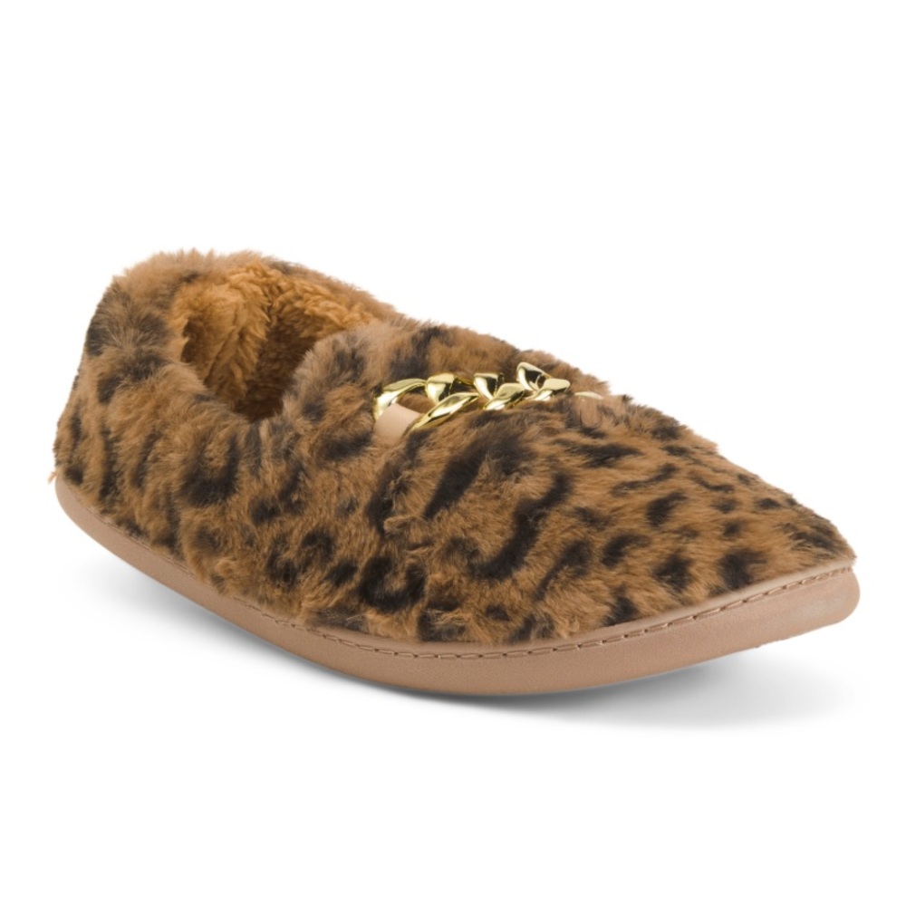 Leopard slippers